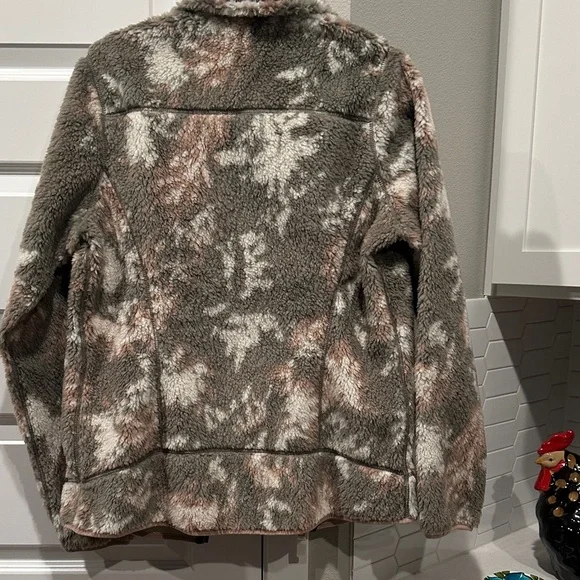 NWOT Patagonia Women’s Performance Jacket - Brown and Cream Large - Picture 6 of 13